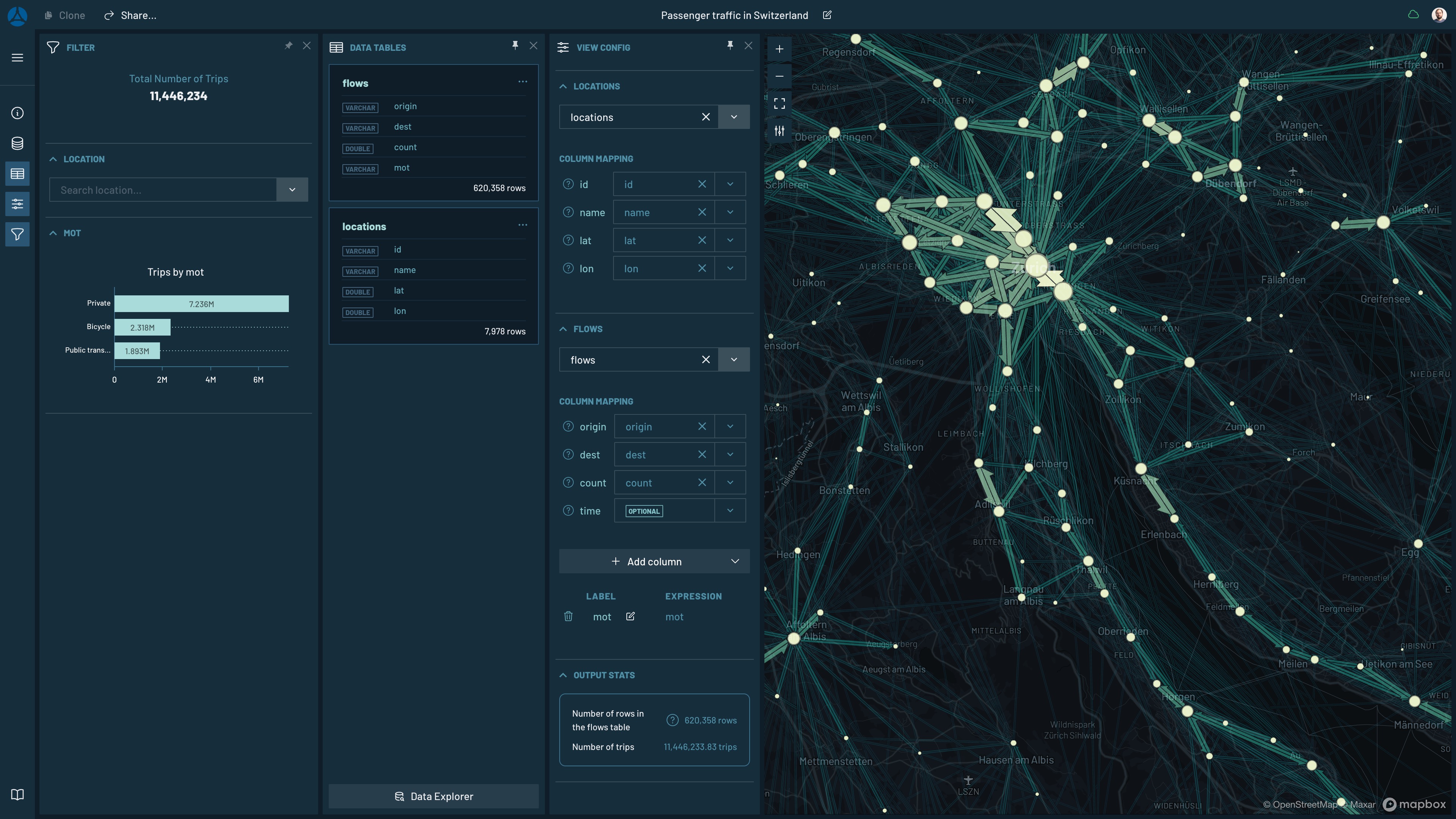 Flowmap City preview